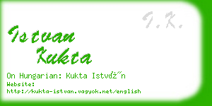 istvan kukta business card